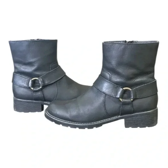 Clark’s Women’s Orinocco Dip Leather Boot Black Size 9 - Picture 3 of 11